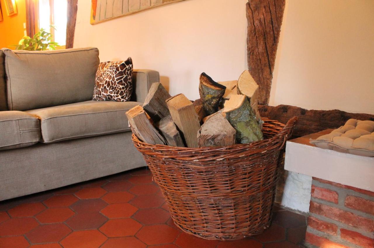 La Chaumiere Aux Faisans Villa Ablon Bagian luar foto
